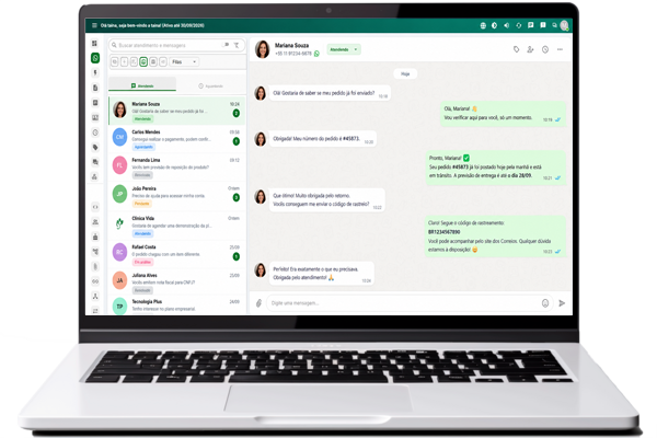 Painel de atendimento Zapnix